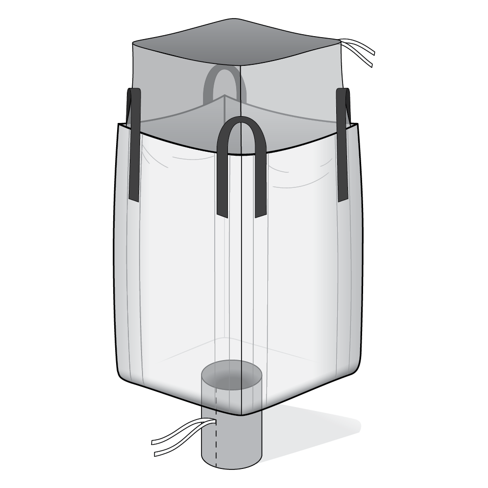 Bulk Bag Co Duffle top Spout bottom